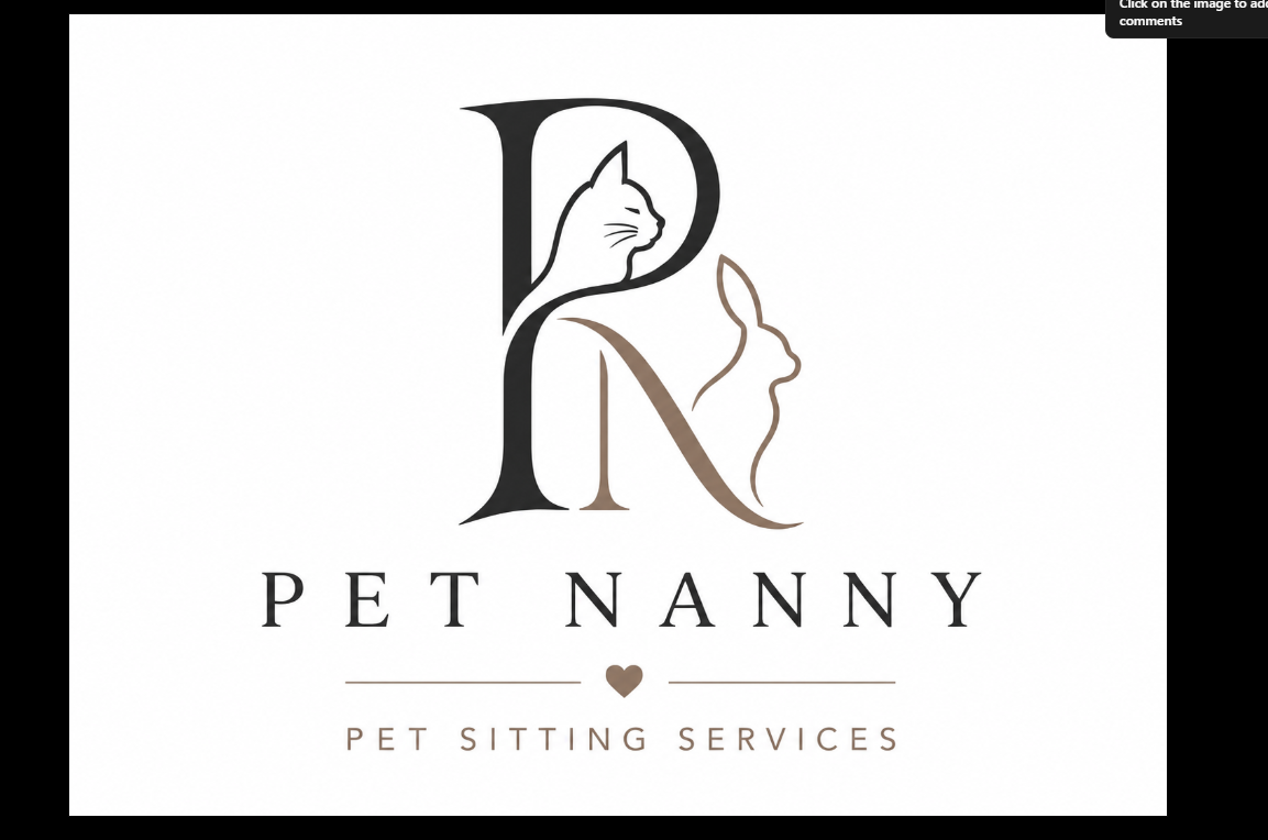 Pet Nanny monogram logo